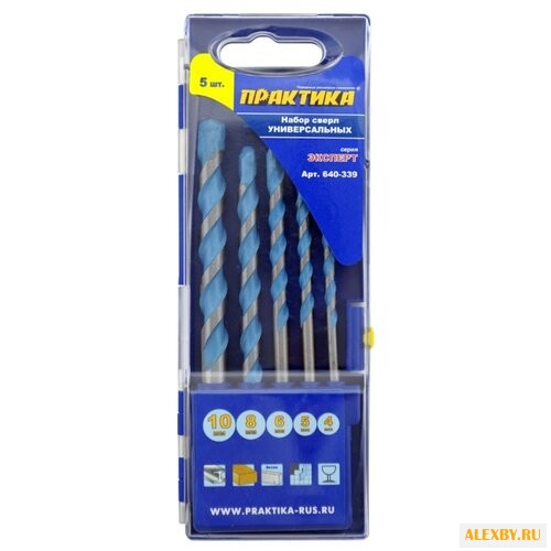 Набор сверл ПРАКТИКА Профи