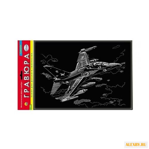 Гравюра Рыжий кот Самолет в