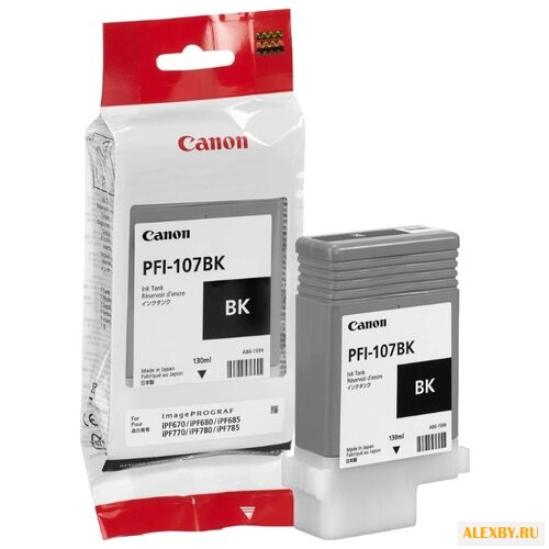 Картридж Canon PFI-107BK 6705B001