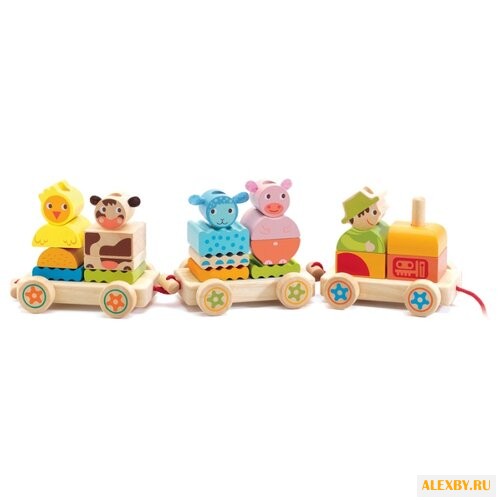 Каталка-игрушка DJECO Паравозик