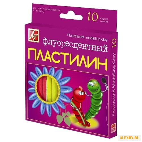 Пластилин Луч флуоресцентный 10