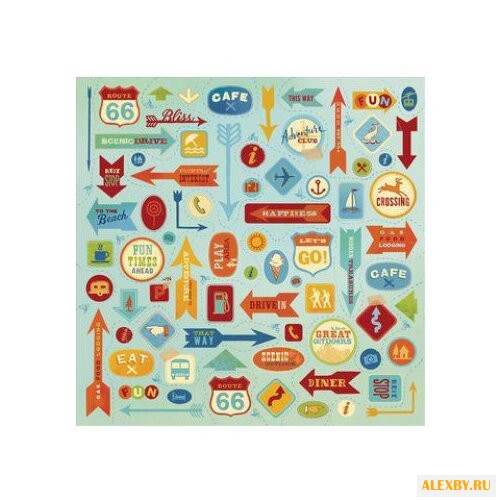 Бумага K&Company 31х31 см 12