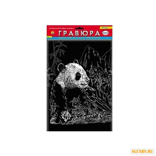 Гравюра Рыжий кот Панда в