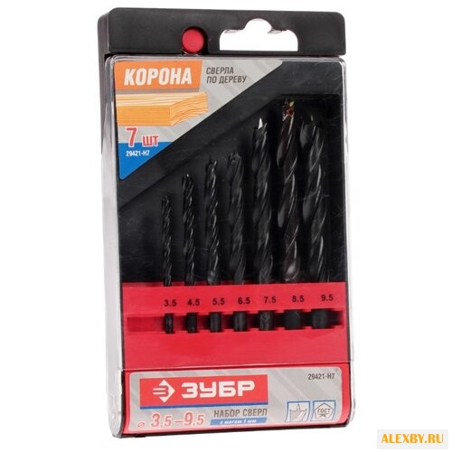Набор сверл ЗУБР Корона 29421-H7