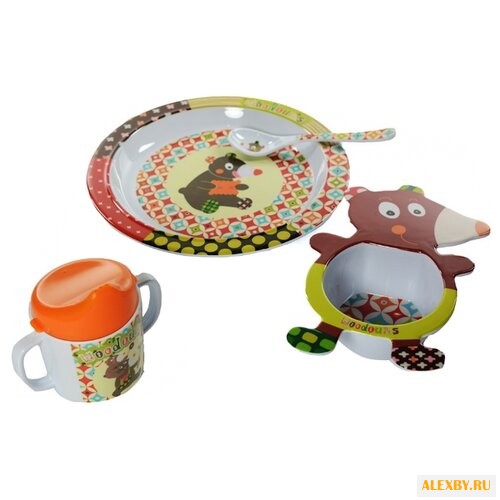 Комплект посуды Ebulobo Мишка