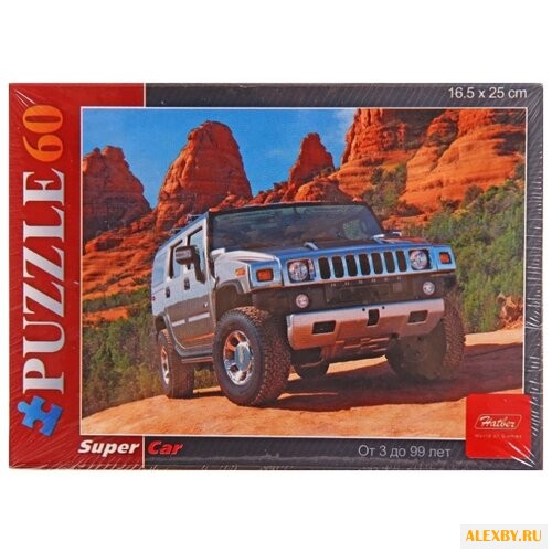 Пазл Hatber Внедорожник в горах