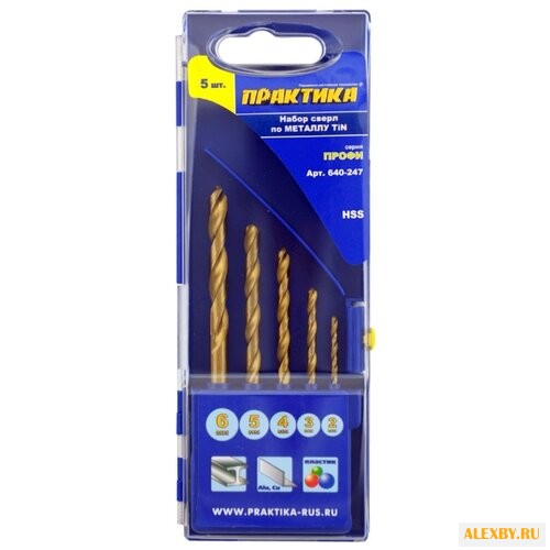 Набор сверл ПРАКТИКА Профи