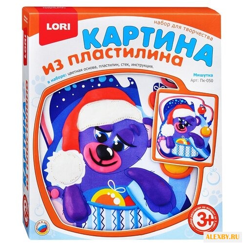 Пластилин LORI Картина из