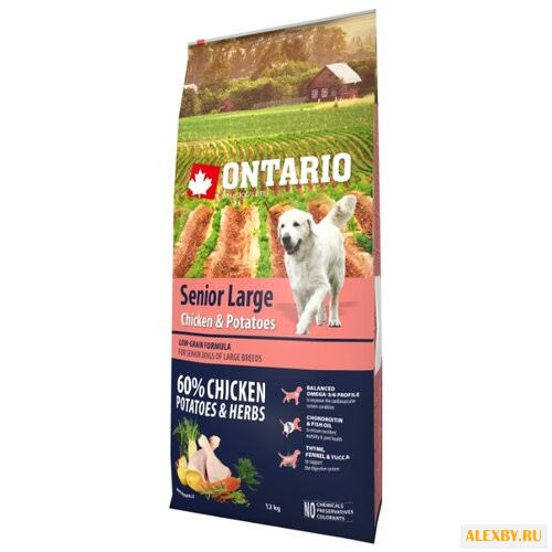 Корм для собак Ontario Senior