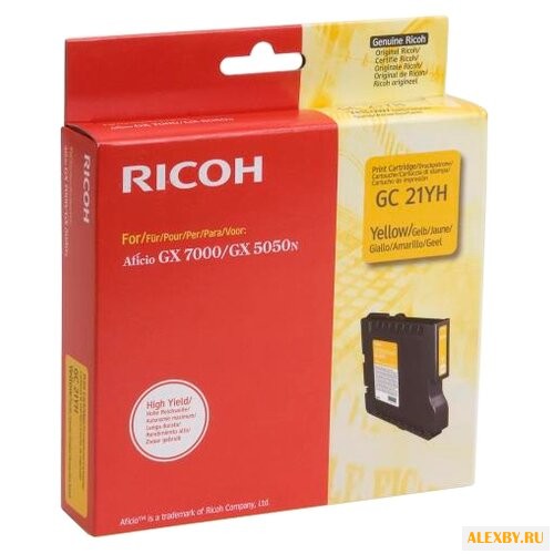 Картридж Ricoh GC 21Y