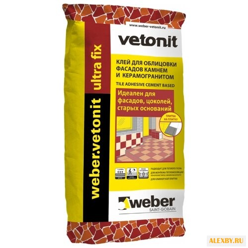 Клей Weber Ultra Fix 25 кг
