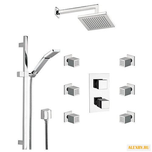 Верхний душ Remer Qubika Thermo