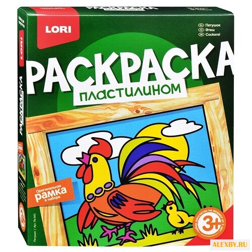 Пластилин LORI Раскраска