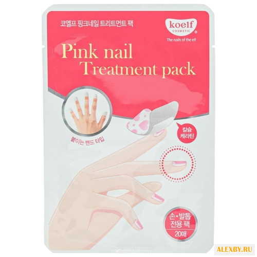 Маска Koelf pink nail treatment