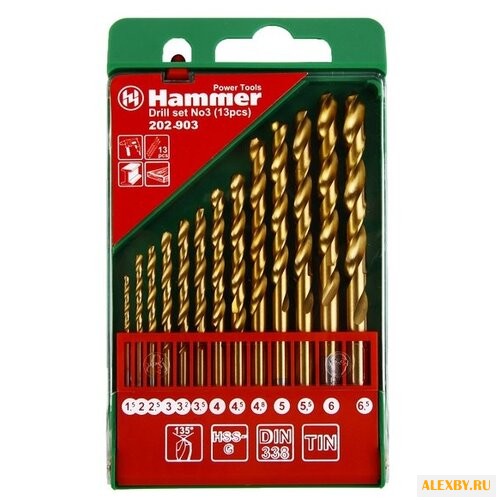 Набор сверл Hammer 202-903 DR