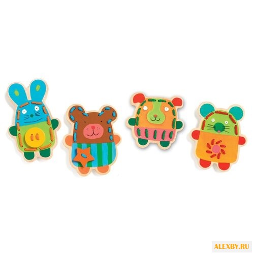 Шнуровка DJECO Зверюшки 01680