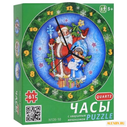 Часы-пазл Умная Бумага Часы Дед