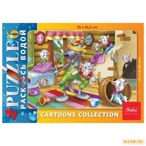 Пазл Hatber Раскрась водой