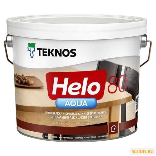 Лак TEKNOS Helo Aqua 80 0.9 л
