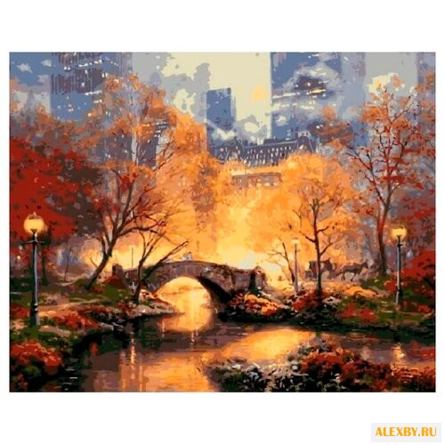 Цветной Картина по номерам Мост