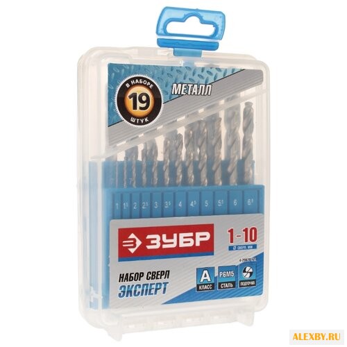 Набор сверл ЗУБР МЕТ-Ш