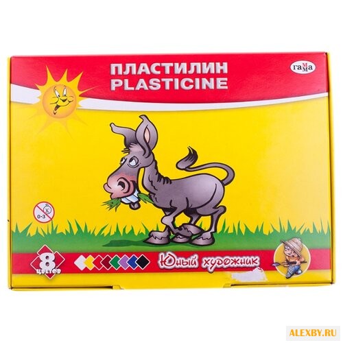 Пластилин Гамма Юный художник 8
