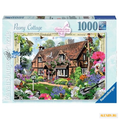 Пазл Ravensburger Дом в пионах