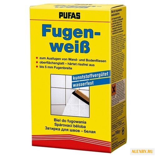 Затирка PUFAS Fugenweiss 0.75 кг