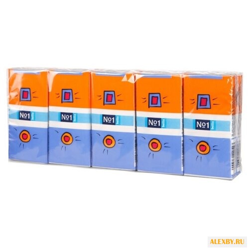 Платочки Bella №1 трехслойные