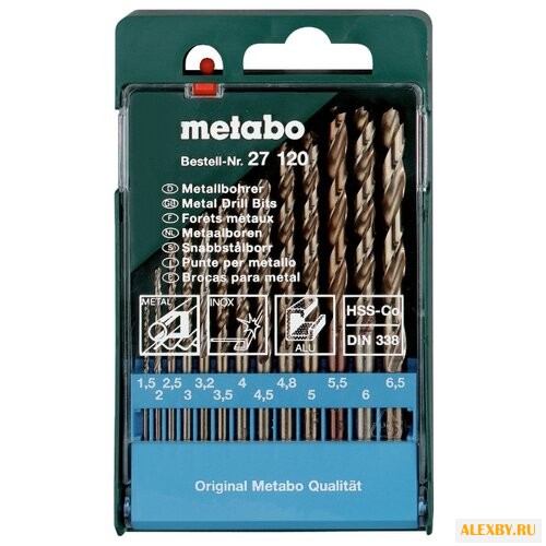 Набор сверл Metabo 627120000