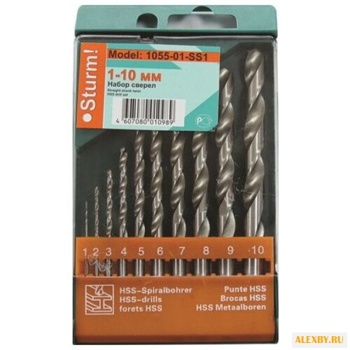 Набор сверл Sturm! 1055-01-SS1