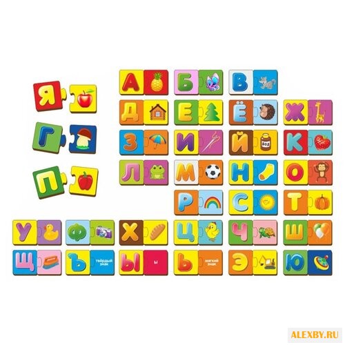 Пазл Woodland Алфавит 111101