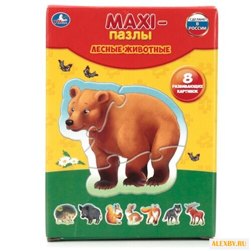 Набор пазлов Умка Maxi Лесные
