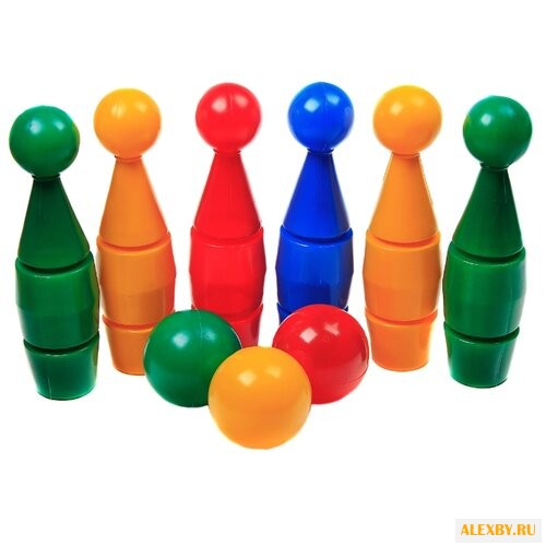 Набор для игры в боулинг Строим
