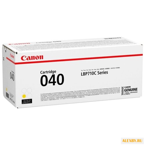 Картридж Canon 040Y 0454C001