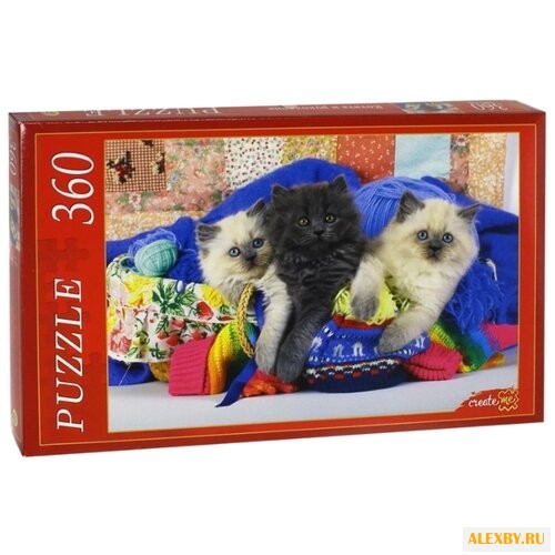 Пазл Рыжий кот Konigspuzzle Три