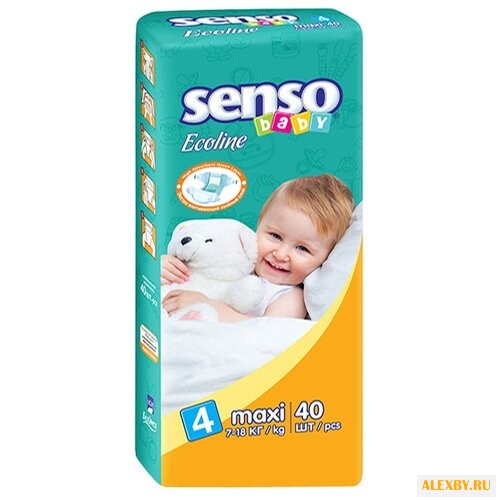 Senso baby подгузники Ecoline 4