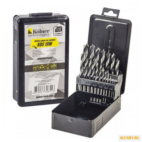 Набор сверл Kolner KDS 19W