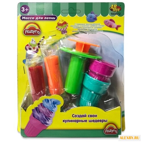 Масса для лепки ABtoys Радуга