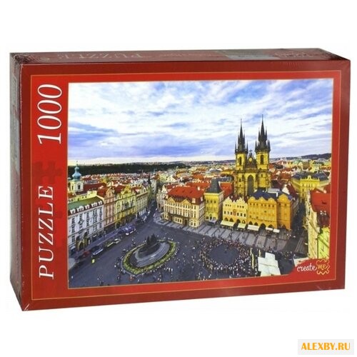 Пазл Рыжий кот Собор в Праге