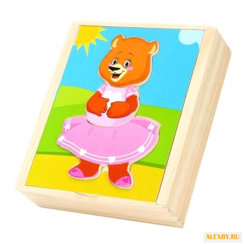 Рамка-вкладыш Игрушки из дерева