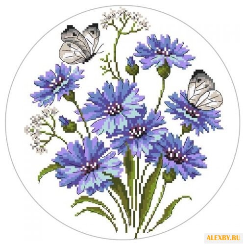 Цветной Вышивка крестом