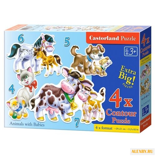 Набор пазлов Castorland Animals