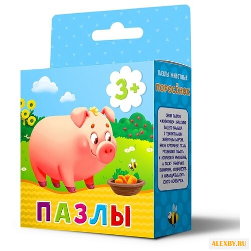 Пазл ГеоДом Животные Поросёнок