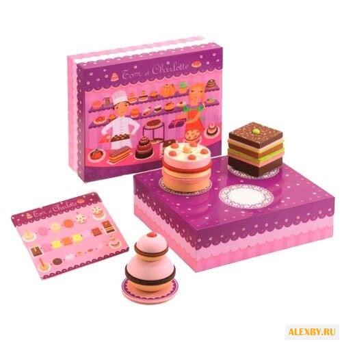 Набор продуктов с посудой DJECO