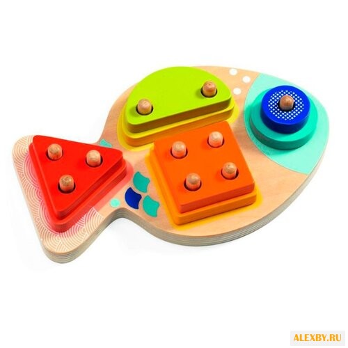 Пирамидка-сортер DJECO Рыбка