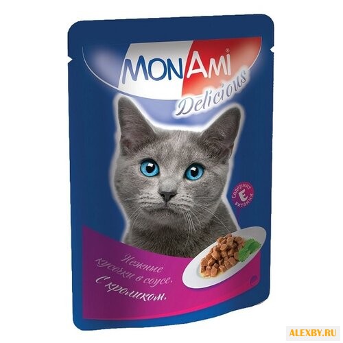Корм для кошек MonAmi Кусочки
