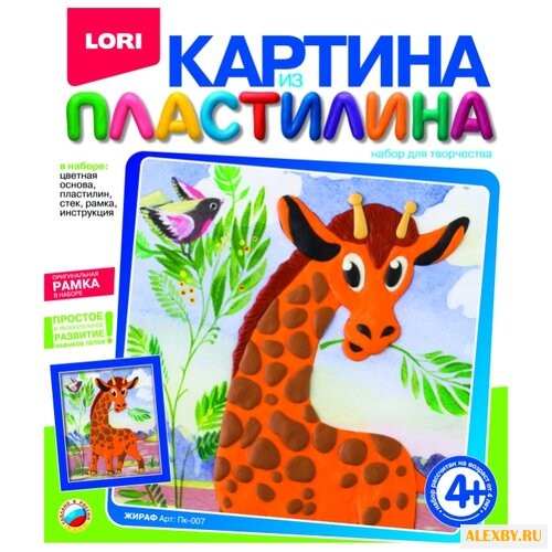 Пластилин LORI Картина из