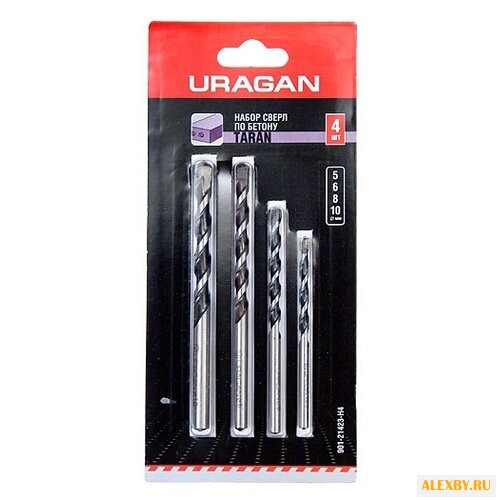 Набор сверл URAGAN 901-21423-H4