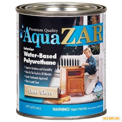 Лак ZAR Aqua Interior